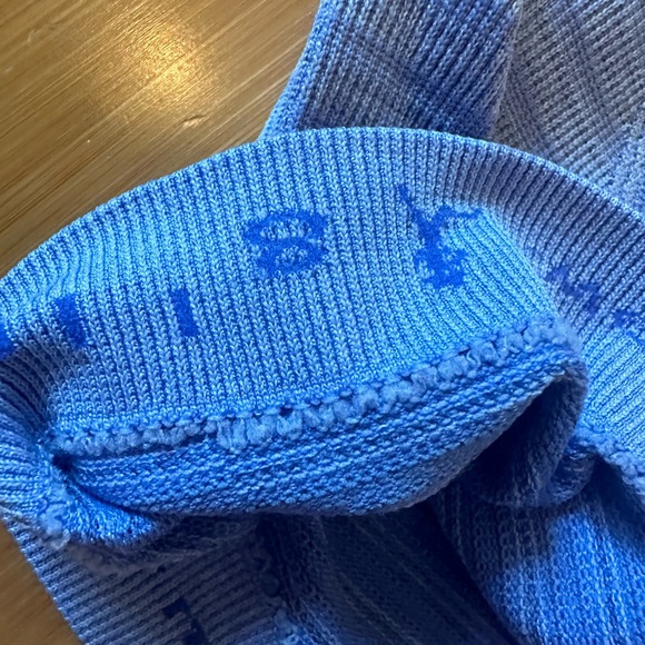 Lululemon light blue stripes swiftly tech long sleeve shirt - Picture 3 of 6